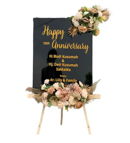 Papan Bunga Akrilik Blater