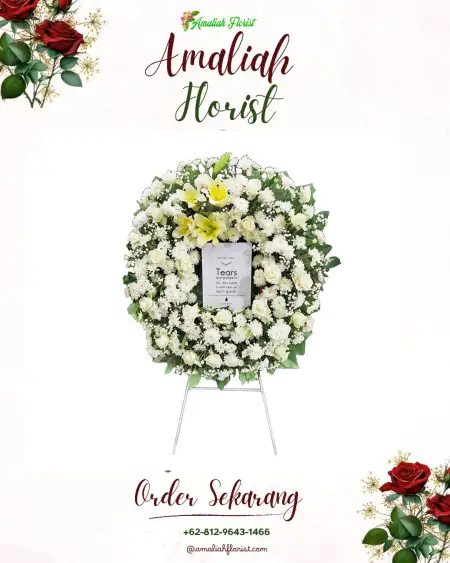 Krans Bunga Duka Blater